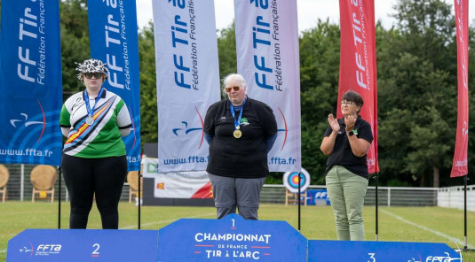 Latifa Vinès Championne de France Paratir 2026 !